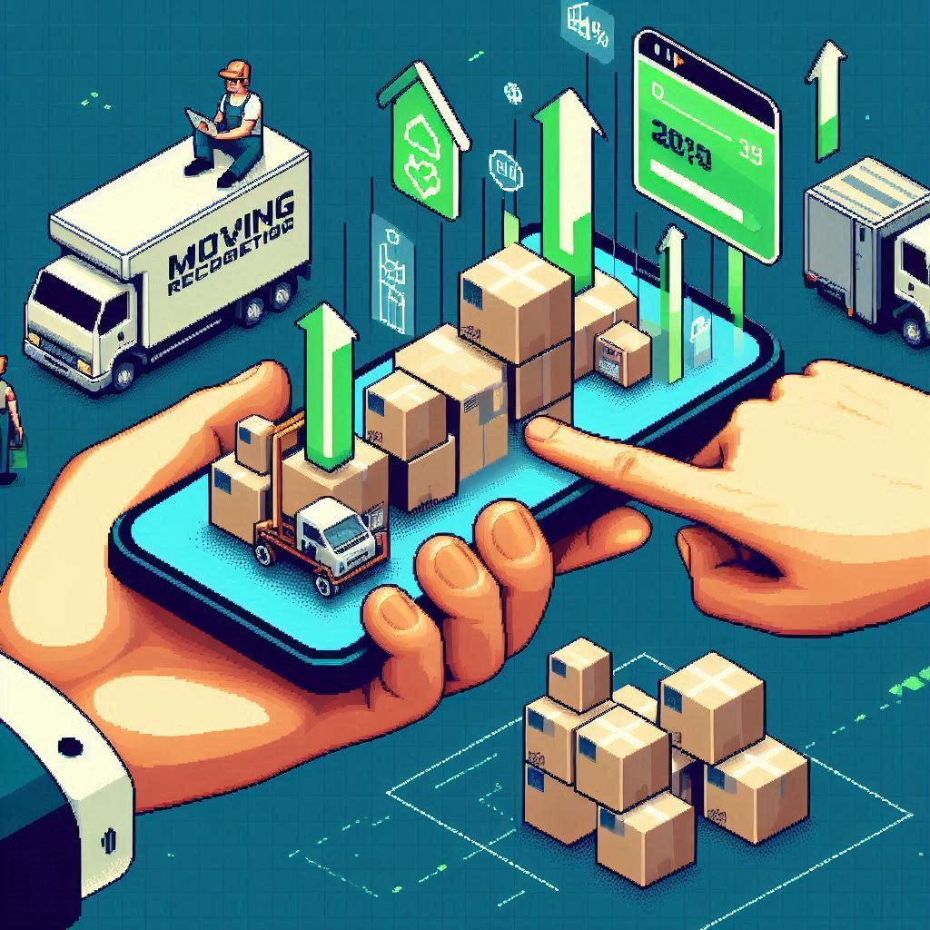 an image of a moving company increasing profits by adopting technology